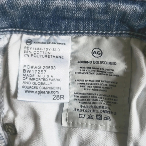 ADRIANO GOLDSHMIED Jeans Women's 28 Prima Mid-Rise Cigarette - Picture 8 of 8